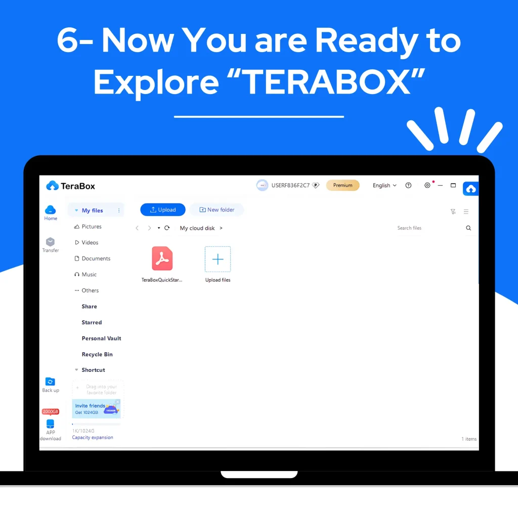 6- Now Explore You Terabox App
